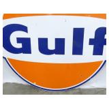 VIEW 4 6FT. PORC. GULF BOW TIE SIGN
