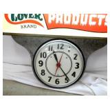 VIEW 3 CLOVER DAIRY PRODUCT CLOCK