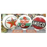 TEXACO, AMOCO, SKY CHIEF GLOBES