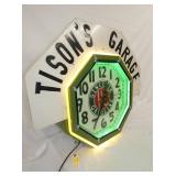 VIEW 3 LEFTSIDE SINCLAIR NEON CLOCK