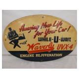 24X16 EMB. WAVERLY ENGINE SIGN