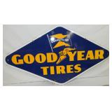 48X27 1948 PORC. GOODYEAR TIRES SIGN