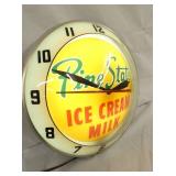 VIEW 2 DOUBLE BUBBLE PINE STATE CLOCK