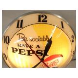 VIEW 3 DOUBLE BUBBLE PEPSI CLOCK