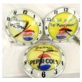 SAMPLE PEPSI DOUBLE BUBBLE CLOCKS