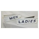 VIEW 5 PORC. MEN / LADIES TRIANGLE SIGNS