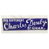 PORC. CHARLES 5CENT CIGAR SIGN