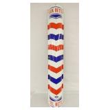 CURVED PORC. BARBER POLE