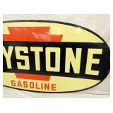 VIEW 8 PORC. KEYSTONE GASOLINE SIGN
