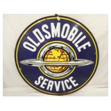 VIEW 5 SIDE 2 PORC. OLDSMOBILE SIGN