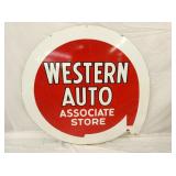 5FT. PORC. WESTERN AUTO DS SIGN