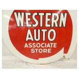 VIEW 3 WESTERN AUTO ASSOCIATE SIGN