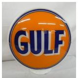 14IN WIDE GLASS BODY GULF PUMP GLOBE
