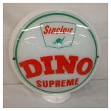 15IN GLASS BODY SINCLAIR DINO PUMP GLOBE
