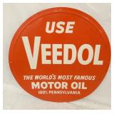 43IN EMB. VEEDOL MOTOR OIL SIGN
