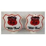 13 1/2 PLASTIC BODY PHILLIP 66 GLOBES