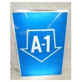 PLASTIC FORD A-1 LIGHTED SIGN