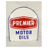 PORC.PREMIER MOTOR OILS THOMBSTONE SIGN