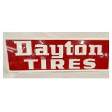 EMB. DAYTON TIRES SIGN
