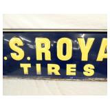 VIEW 4 EMB. ROYAL TIRES SIGN