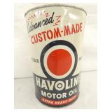 5QT. HAVOLINE MOTOR OIL CAN