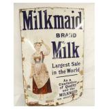 32X49 MILKMAID MILK SIGN