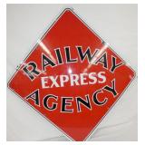 PORC. RAILWAY EXPRESS AGENCY SIGN