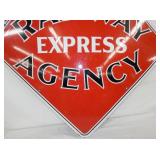 VIEW 4 PORC. RR EXPRESS AGENCY SIGN
