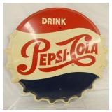 30IN PEPSI COLA CAP SIGN
