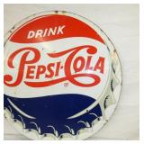 VIEW 3 42IN PORC. PEPSI SIGN