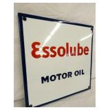 VIEW 3 PORC. ESSOLUBE OIL SIGN 16X16