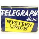 VIEW 4 PORC. 17X11 TELEGRAPH SIGN