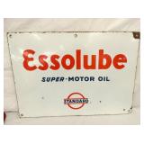 1934 PORC. DS ESSOLUBE MOTOR OIL SIGN