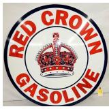 30IN PORC. RED CROWN COOKIE CUTTER SIGN