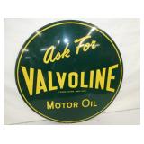 VALVOLINE DS MOTOR OIL SIGN 1956