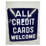 PORC. ALL CREDIT DS CARDS SIGN