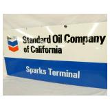 VIEW 3 PORC. CHEVRON 48X23 SIGN