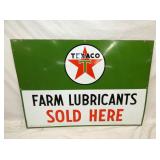 PORC. 1956 FARM LUBRICANTS SIGN