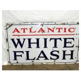 PORC. ATLANTIC WHITE FLASH SIGN