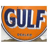 VIEW 6 PORC. 5FT. GULF DEALER SIGN