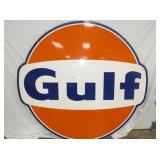 PORC. 6FT. 1964 GULF DOG EAR SIGN