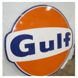 VIEW 4 6FT. PORC. GULF DOG EAR SIGN