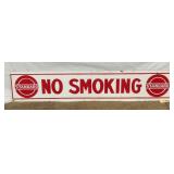 HEAVY METAL STANDARD NO SMOKING SIGN