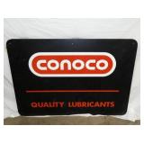 ALUM. CONOCO LUBRICATION SIGN