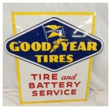 EMB. GOODYEAR TIRES SIGN 1954