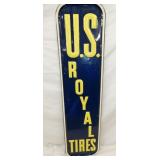 EMB. US ROYAL TIRES VERTICAL SIGN 1949