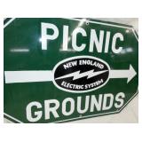 VIEW 3 PORC. PICNIC PORC. SIGN