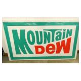 EMB. MOUNTAIN DEW SIGN 58X34