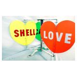 SHELL LOVE CARS SPINNER SIGN