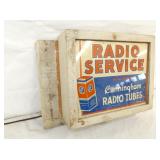 VIEW 3 RADIO SERVICE LIGHTUP SIGN